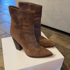 Marc Fisher Suede Pointy Toe Bootie